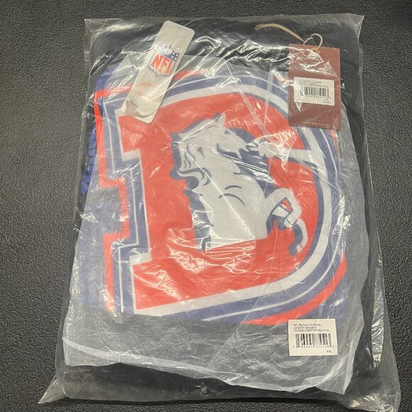 mitchell & ness big face 7.0 hoodie Denver nuggets throwback 4XL - Picture 1 of 4